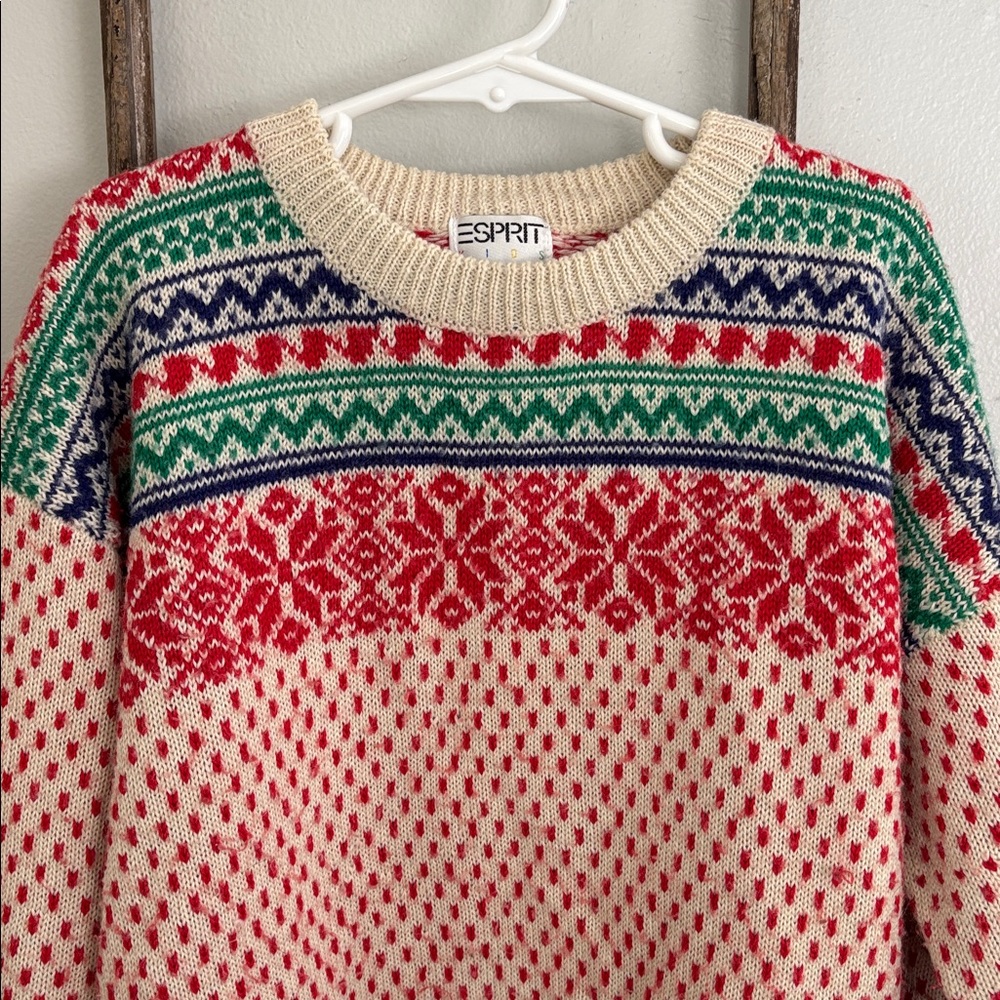 Vintage ESPRIT kid’s Christmas sweater - Picture 2 of 6